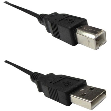 10Ft Usb 2.0 A To B Cable Black
